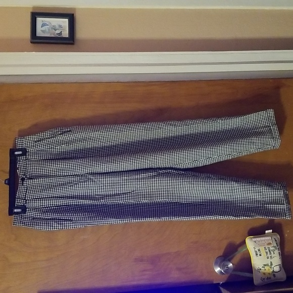 VINTAGE Rinzi Houndstooth Pants Size 9: A - Picture 5 of 7